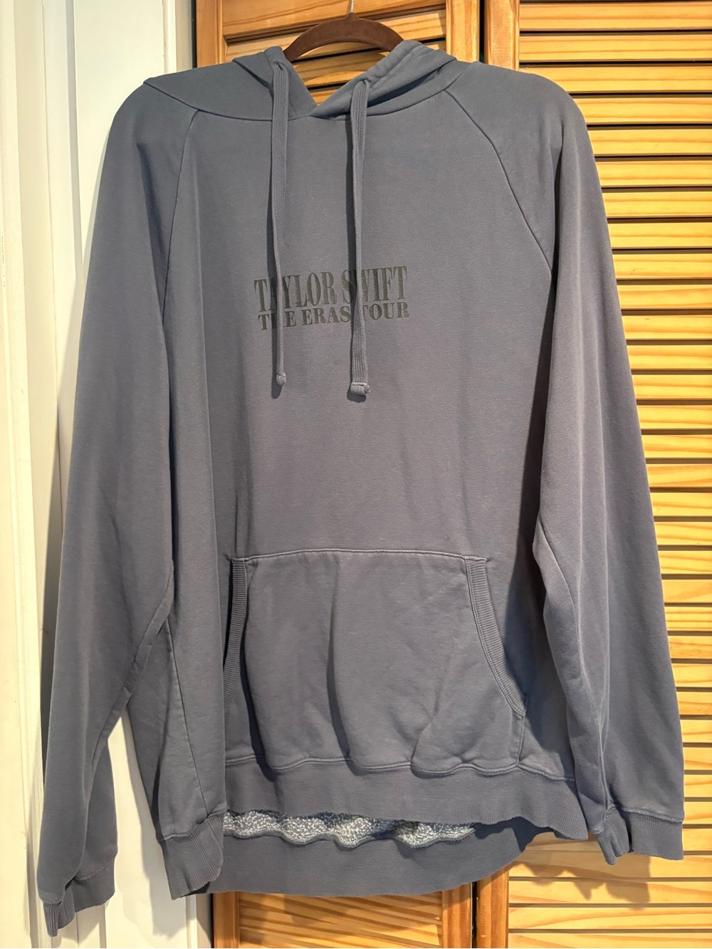 Office Taylor Swift The Eras Tour Washed Blue Hoodie Sweatshirt XL 2023 Soft